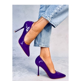 Anika Purple women's patent stilettos - Inello 1