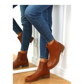 Classic women's Chelsea boots camel 6217 Camel - Inello brown 2