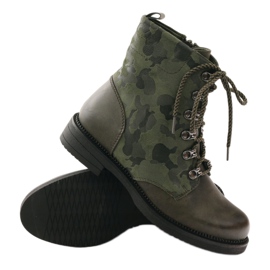Sergio Leone Workers Camo Green shoes multicolored 3