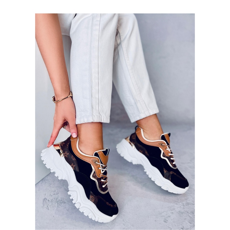 Nesbit Black wedge sneakers - Inello 1