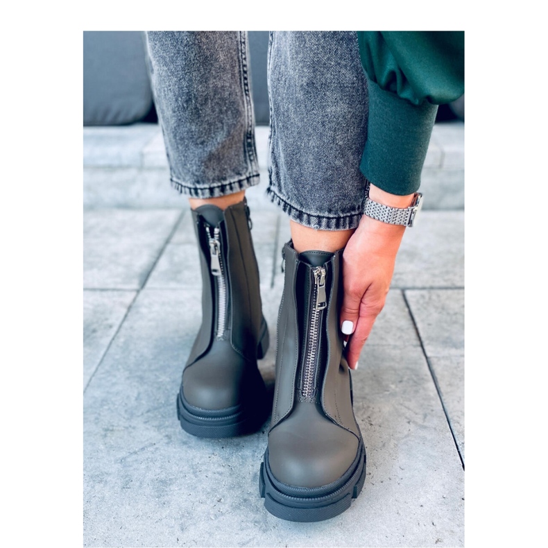 Kobra Army Green military worker boots - Inello 2