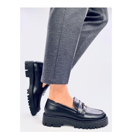 Rimet Black platform loafers - Inello 2
