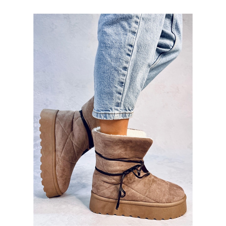 Price Khaki sheepskin snow boots - Inello brown 2 Price Khaki sheepskin snow boots - Inello brown 2