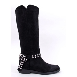 Women's suede boots Brews Black - Inello 1