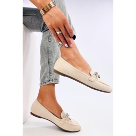 Marsoin Beige suede moccasins - Inello 1