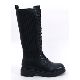 Eddies Black - Inello boots with elastic upper 1