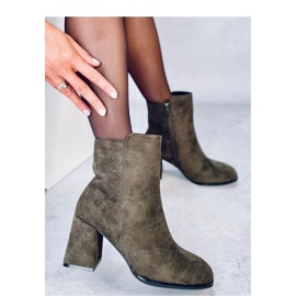 Weish DK.GREEN smooth high-heeled ankle boots - Inello 2