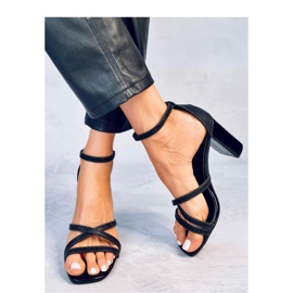 Elizabeth Black high-heeled sandals - Inello 2
