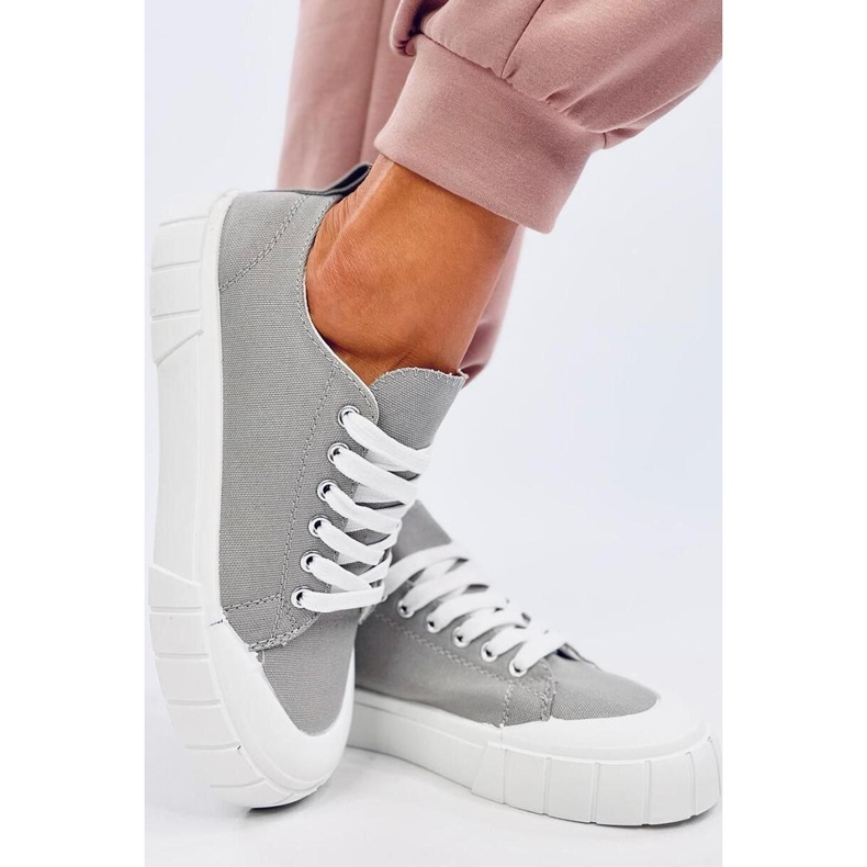 Consen Gray women's sneakers - Inello grey 1
