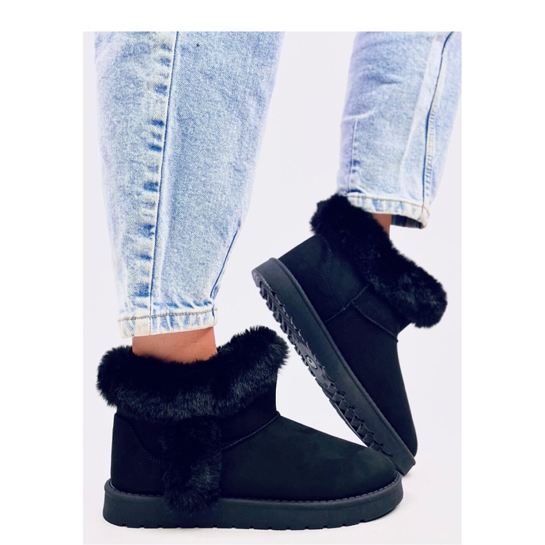 Short emus boots with fur Sissoi Black - Inello 2