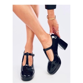 Moreton Black platform pumps - Inello 1