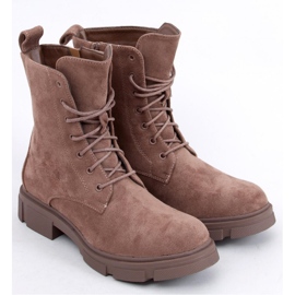 Turner Khaki lace-up bag - Inello brown 1