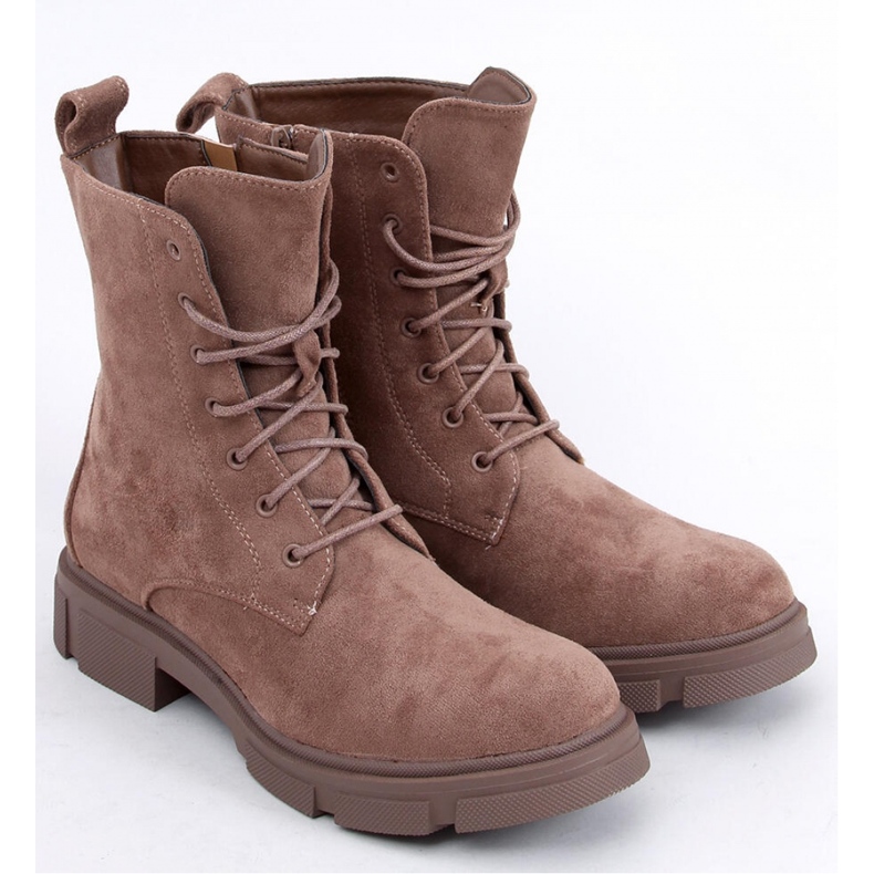 Turner Khaki lace-up bag - Inello brown 1