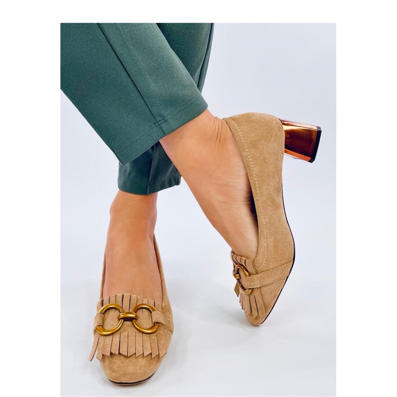 Weinn Beige copper heel pumps - Inello 2 Weinn Beige copper heel pumps - Inello 2