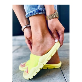 Wind Yellow women's flip-flops sandal - Inello 1