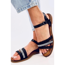 Pasini Black women's sandals - Inello 1