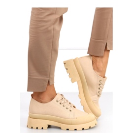 Golv Khaki hiking sneakers - Inello beige 2