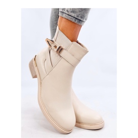 Gavins Beige Pu Chelsea boots - Inello 2
