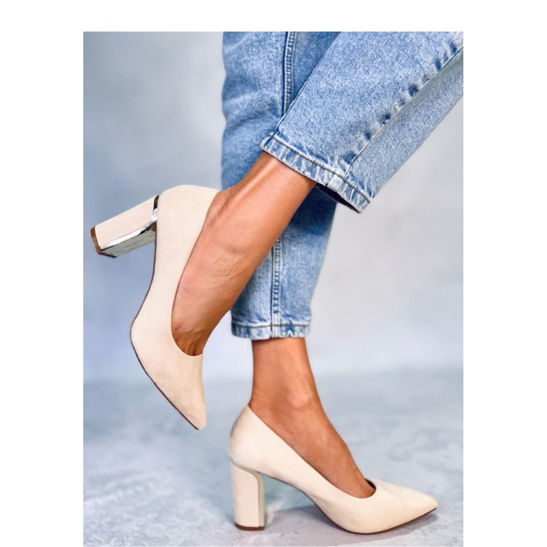 Lucrezia Beige stiletto pumps - Inello 2 Lucrezia Beige stiletto pumps - Inello 2