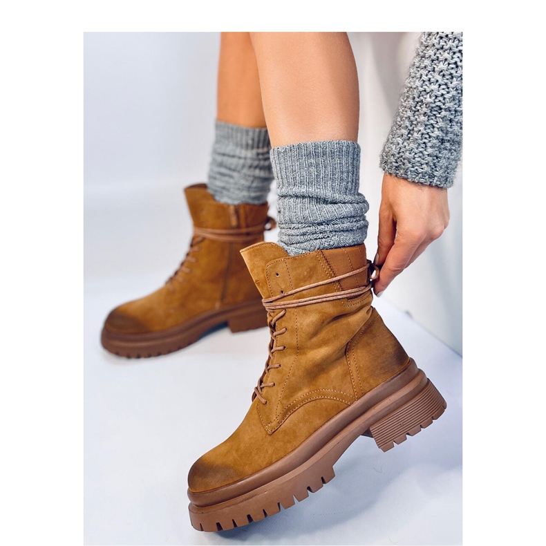 Trapper ankle boots with Desfor Camel protector - Inello brown 1