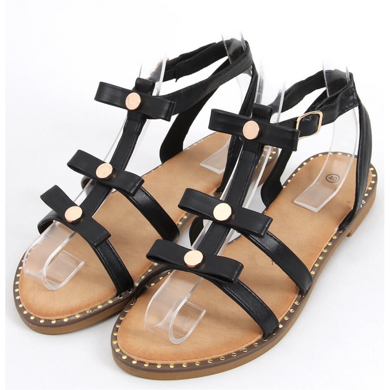 Amari Black women's sandals - Inello 1