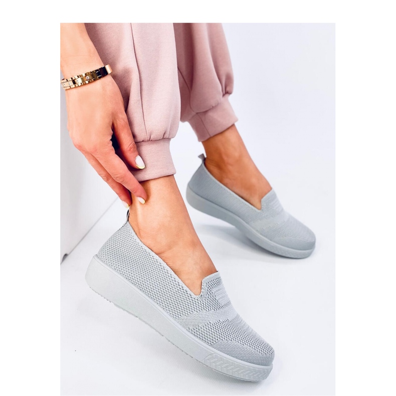 Combe Gray sock sneakers - Inello grey 1