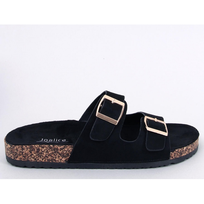 Byrd Black scholki cork flip-flops - Inello 1