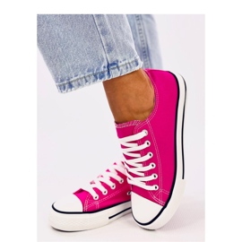 Classic women's sneakers Basic Fuchsia - Inello pink 2