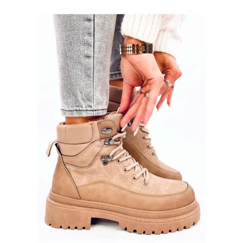 Mathen Khaki trapper ankle boots - Inello brown 2