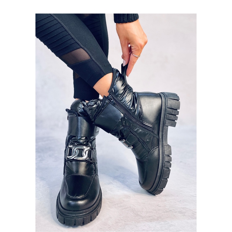 Gabby Black women's snow boots - Inello 2