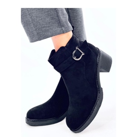 Duncans Black low-heeled ankle boots - Inello 1