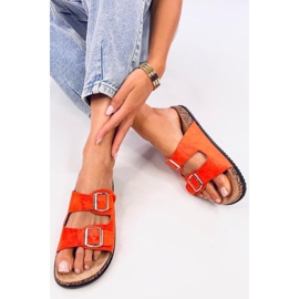 Sandal Cork flip-flops Ponses Orange - Inello 1