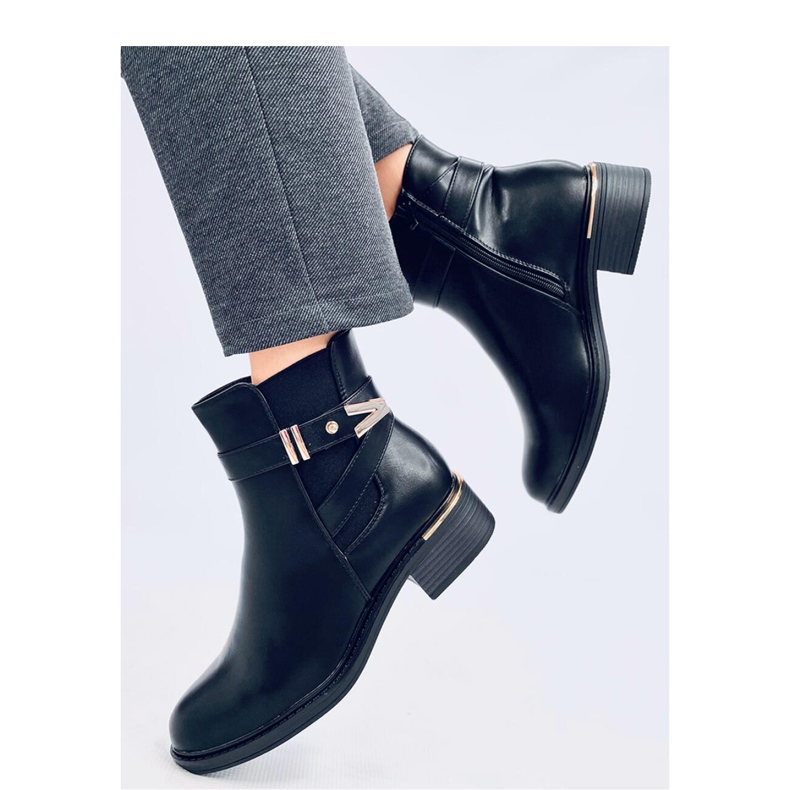 Gavins Black Pu Chelsea boots - Inello 1