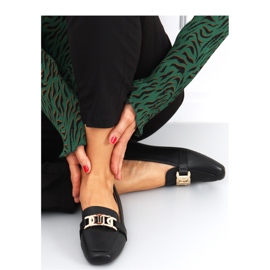 Lidia Black women's moccasins - Inello 1
