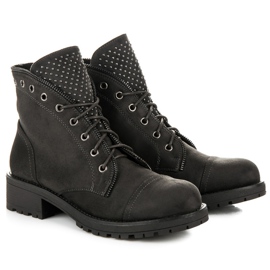 Flyfor Lace-up workery boots grey 1