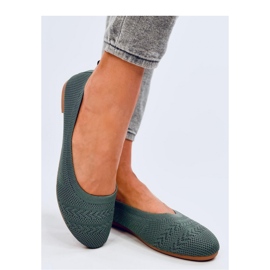 Newey Green knitted ballet flats - Inello 1