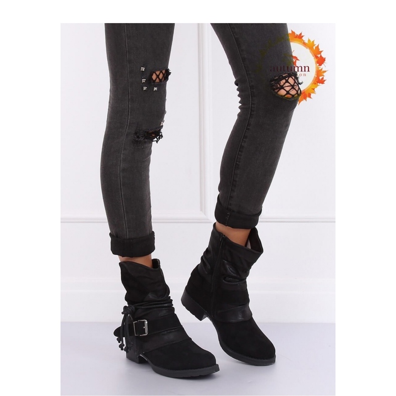 Military Boots Black 201802-11B Black - Inello 2