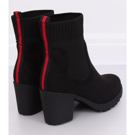 Black High Heel Boots M370 Black - Inello 1