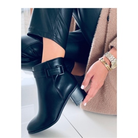 Dolores Black high-heeled ankle boots - Inello 2