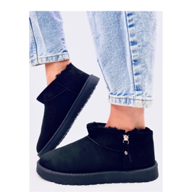 Short emus pants with zipper by Frankis Black - Inello 1