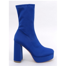 Baldacci Blue platform ankle boots - Inello 1