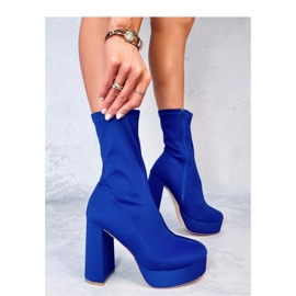 Baldacci Blue platform ankle boots - Inello 2