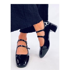 Mary Jane Kerley Black high-heeled pumps - Inello 2