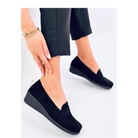 Vegar Black wedge loafers - Inello 1