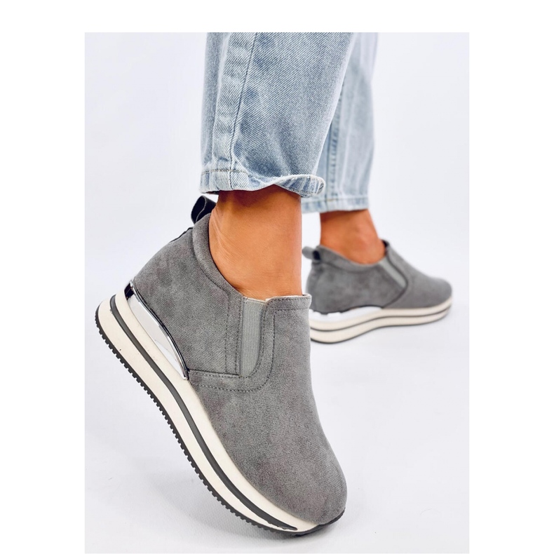 Boult Gray hidden wedge shoes - Inello grey 2