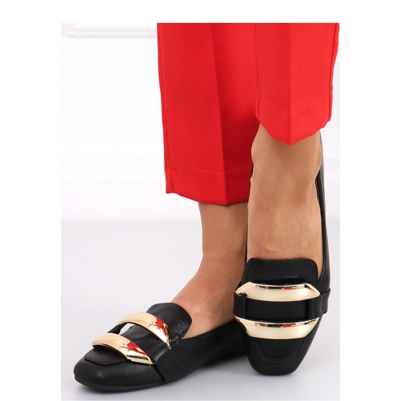 Hedd Black women's moccasins - Inello 1 Hedd Black women's moccasins - Inello 1