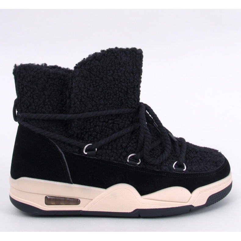 Remal Black insulated snow boots - Inello 1