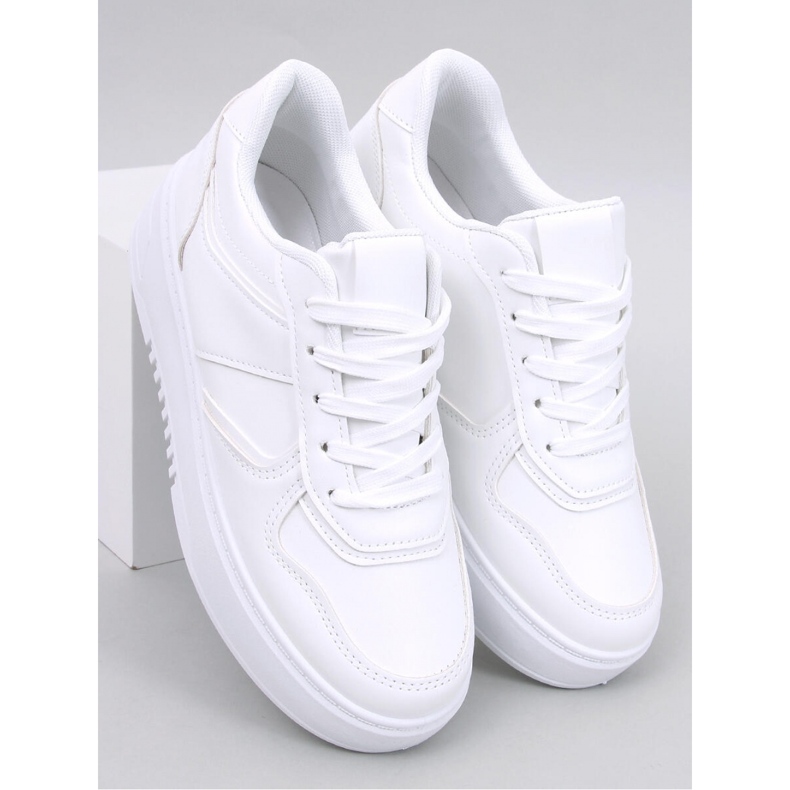 Lees White women's sneakers - Inello 1