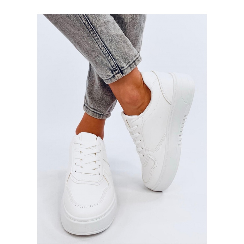 Lees White women's sneakers - Inello 2