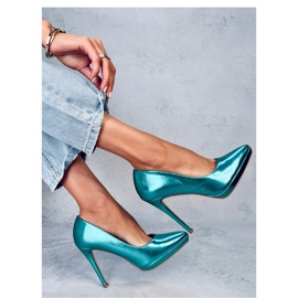Blume Green stiletto pumps - Inello 1